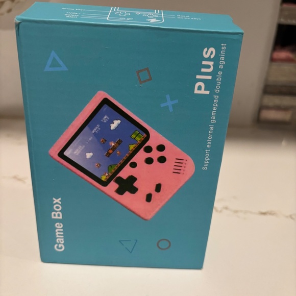 Tested Pink Open Box Game Box Plus- Retro Handheld 500 Classic Games - Picture 2 of 7